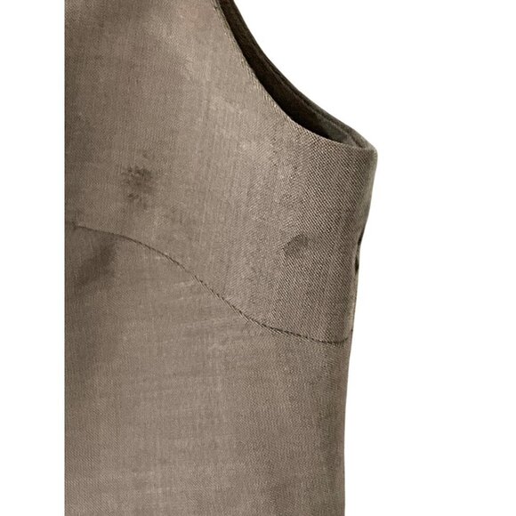 SIR. Leonardo Button Down Bodice Top in taupe 3/L New as-is Womens Sleeveless - Picture 6 of 13